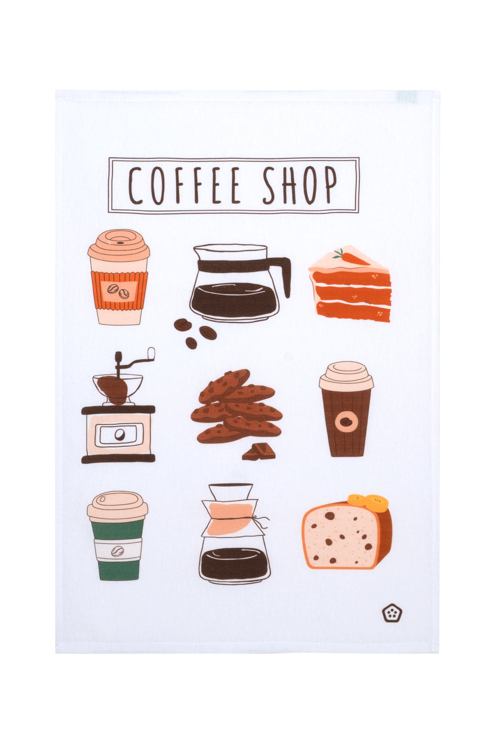 Coffee Shop 4'lü Mutfak Havlusu