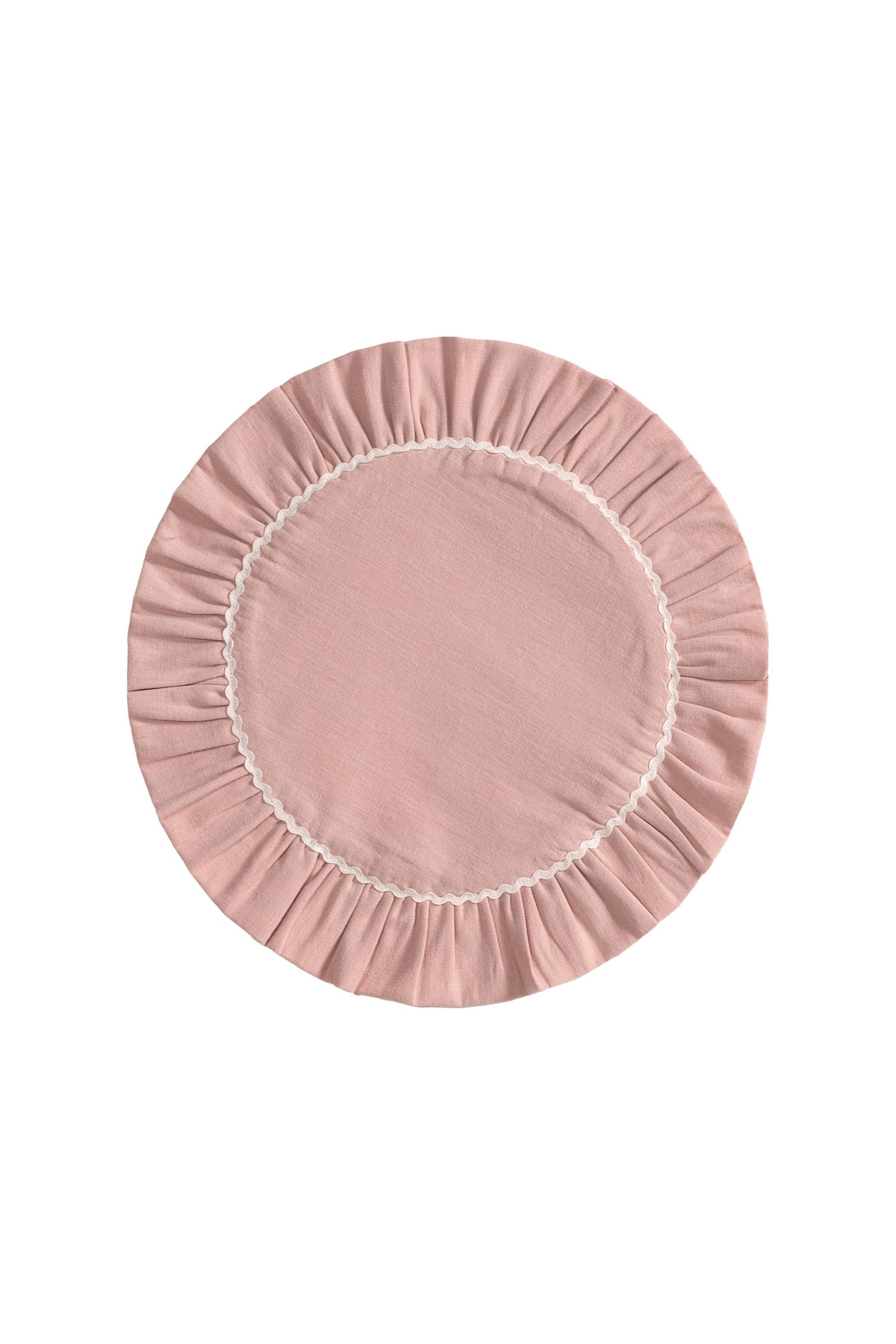 Pudra Dalga Şeritli Yuvarlak Amerikan Servisi