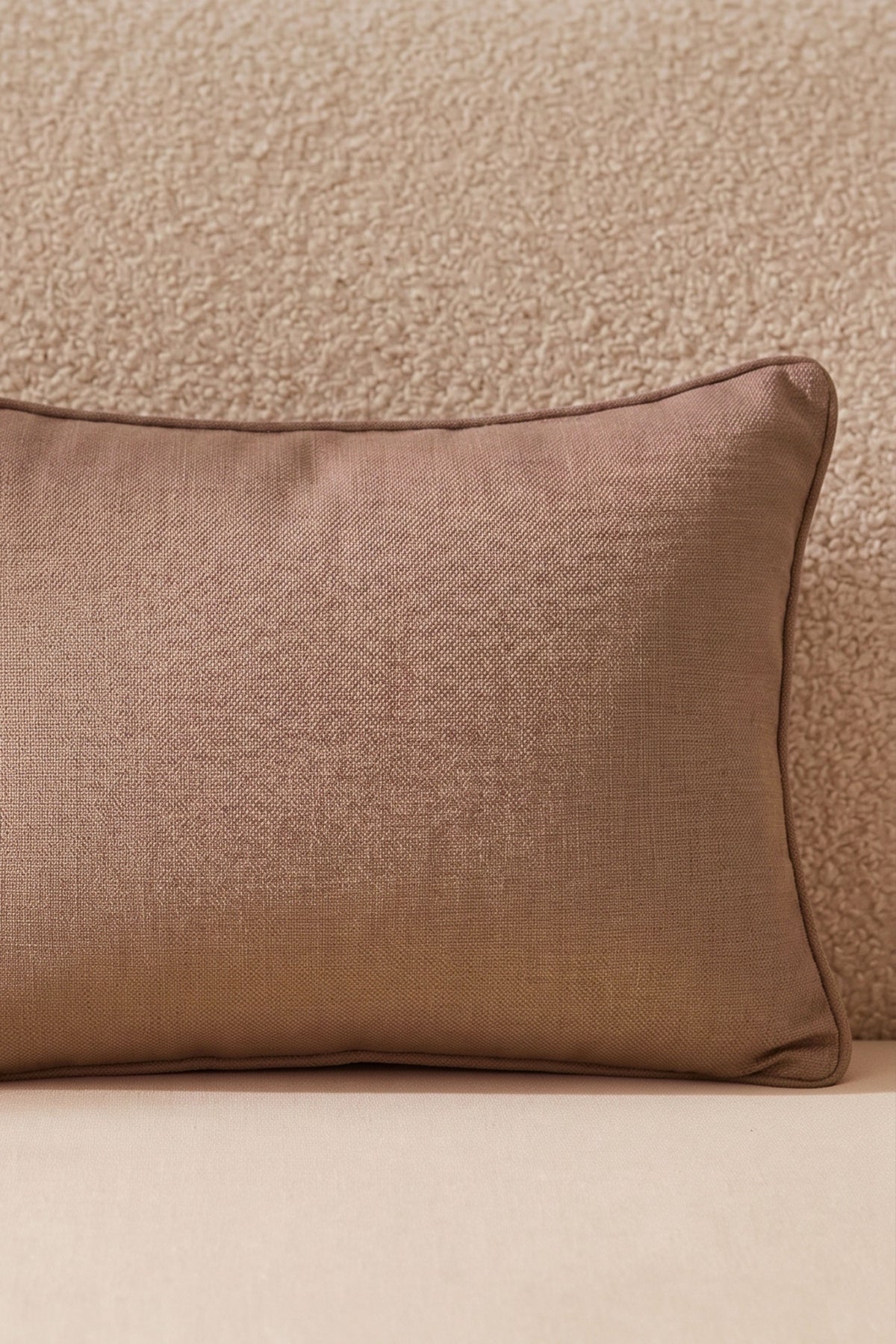 KAHVE LINEN %100 KETEN 30X50KIRLENT KILIFI