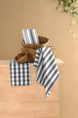 Kömür 3’lü Mutfak Havlusu