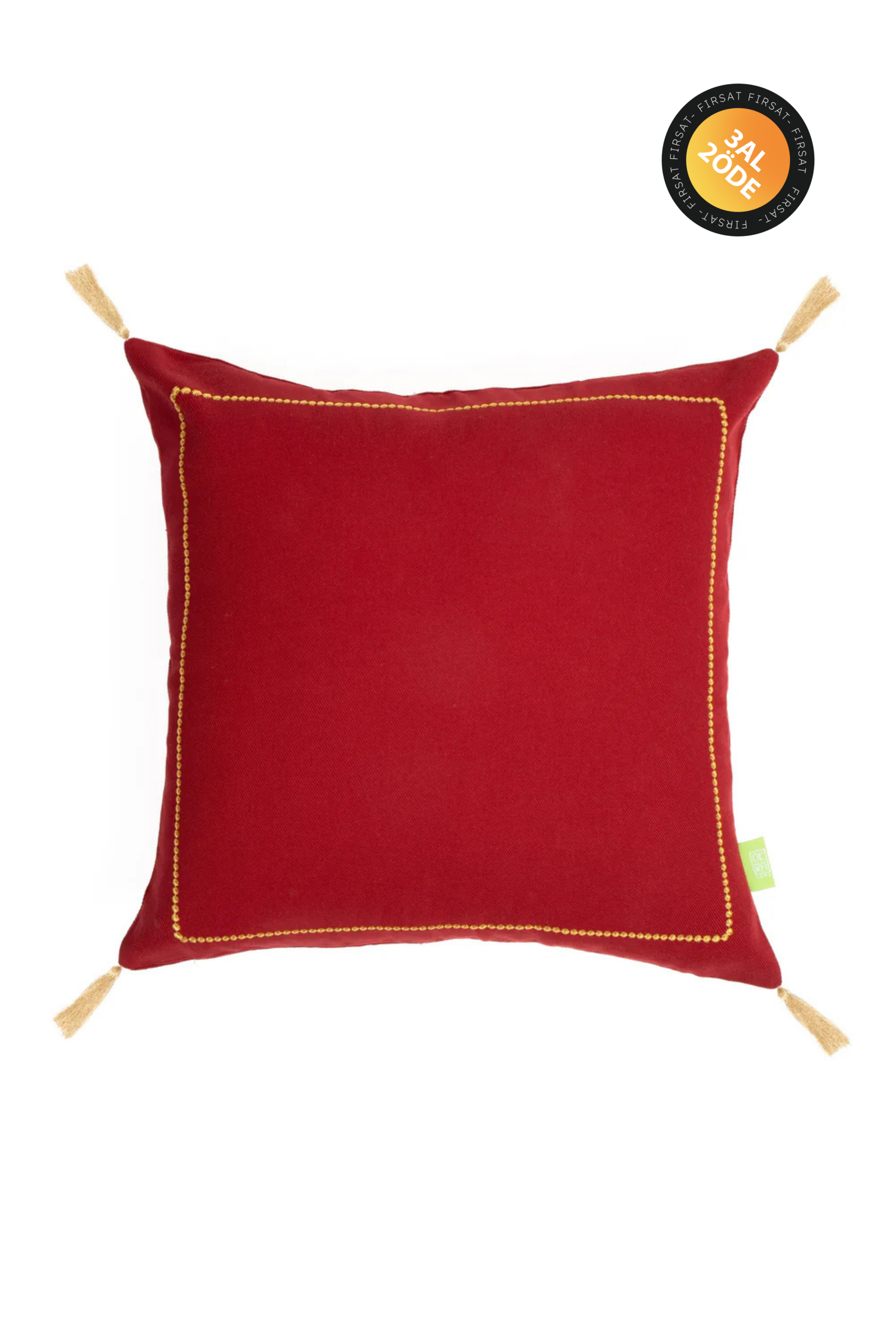 Azam Çerçeve Nakışlı Dekoratif Kırlent (45x45)