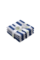 Mavi Çizgili Peçete 4'lü Set