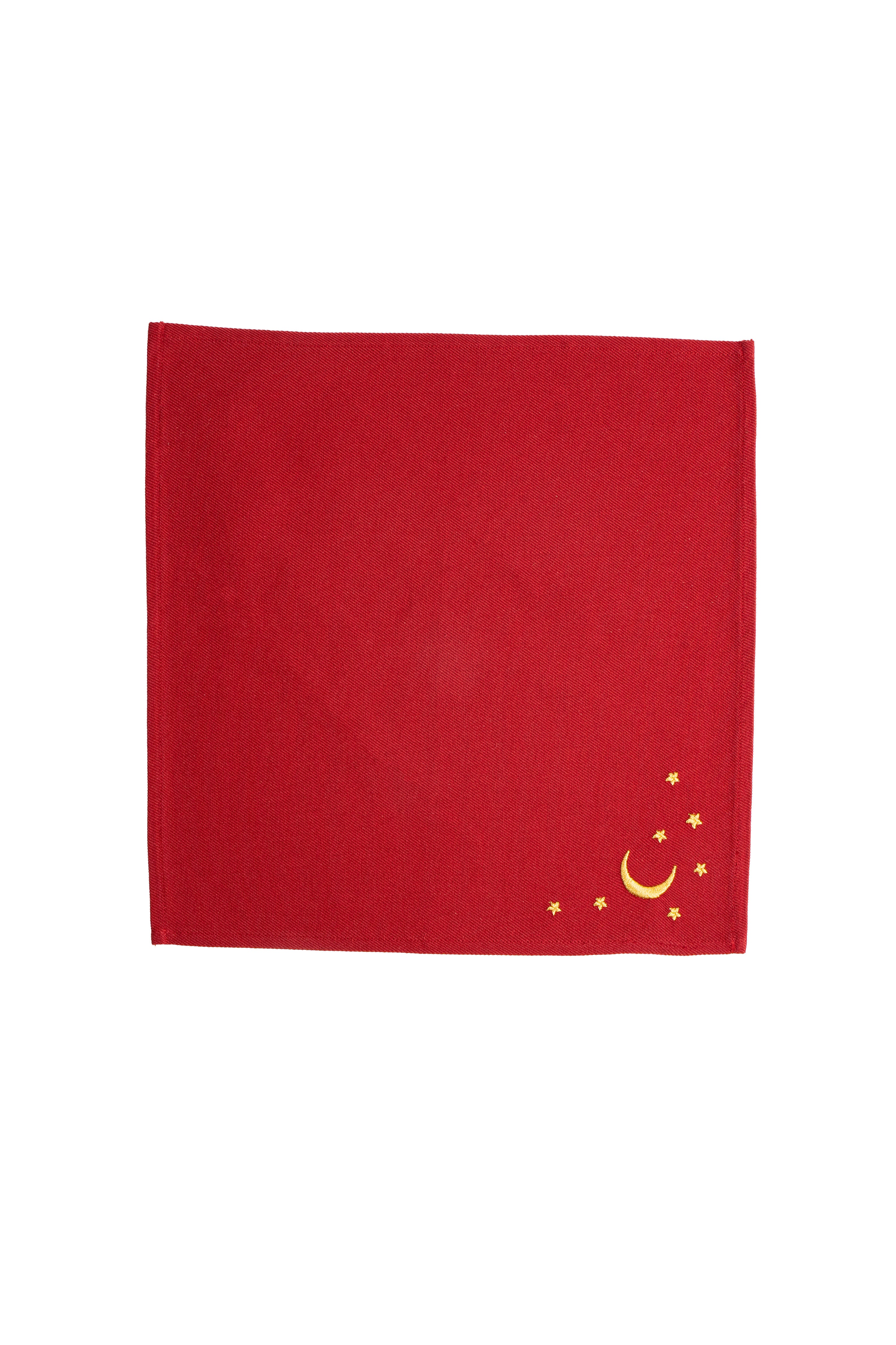 Azam Hilal Nakışlı Sofra Peçetesi 2li Set