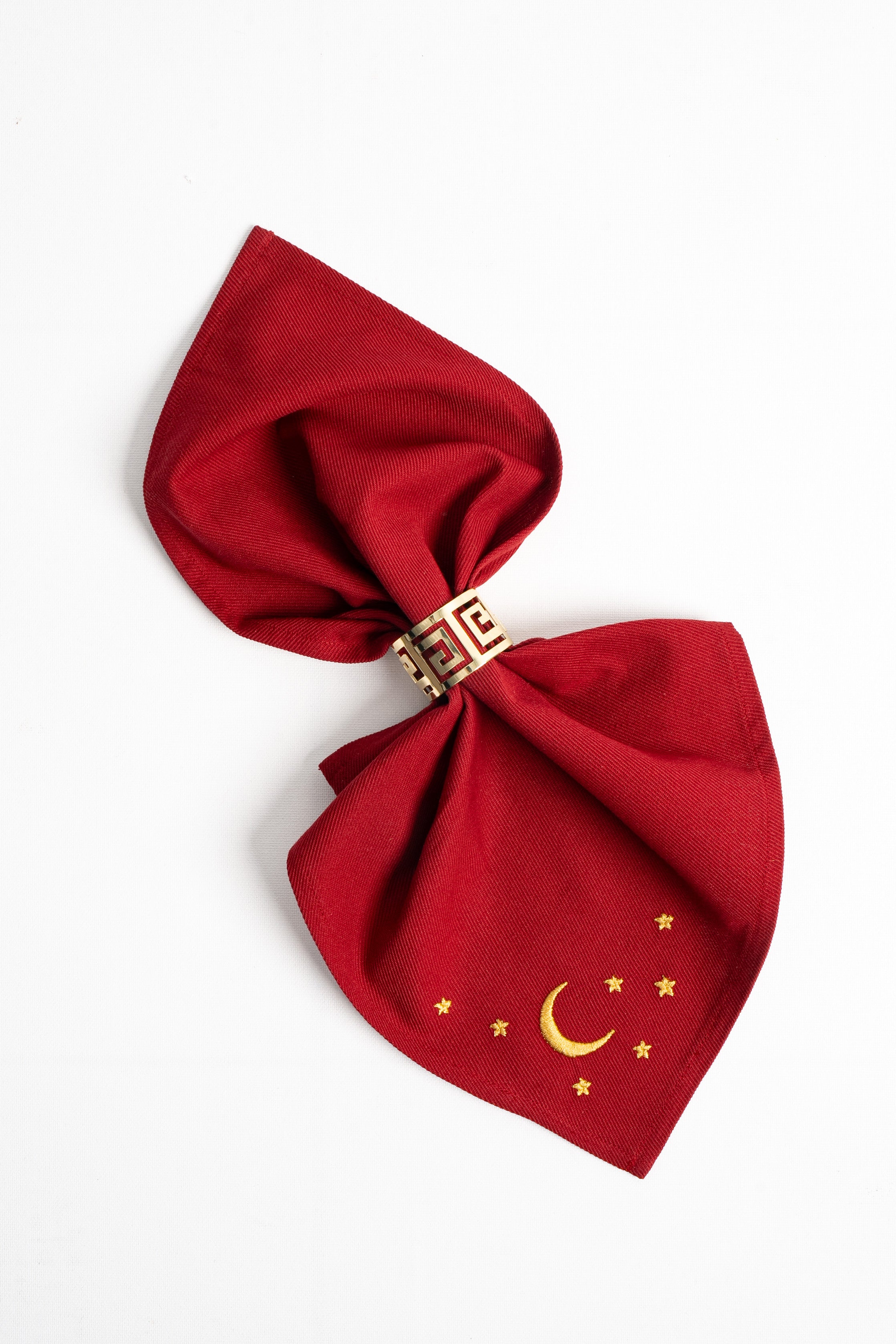 Azam Hilal Nakışlı Sofra Peçetesi 2li Set