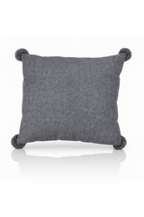 PONPONLU KIRLENT KILIFI GRİ