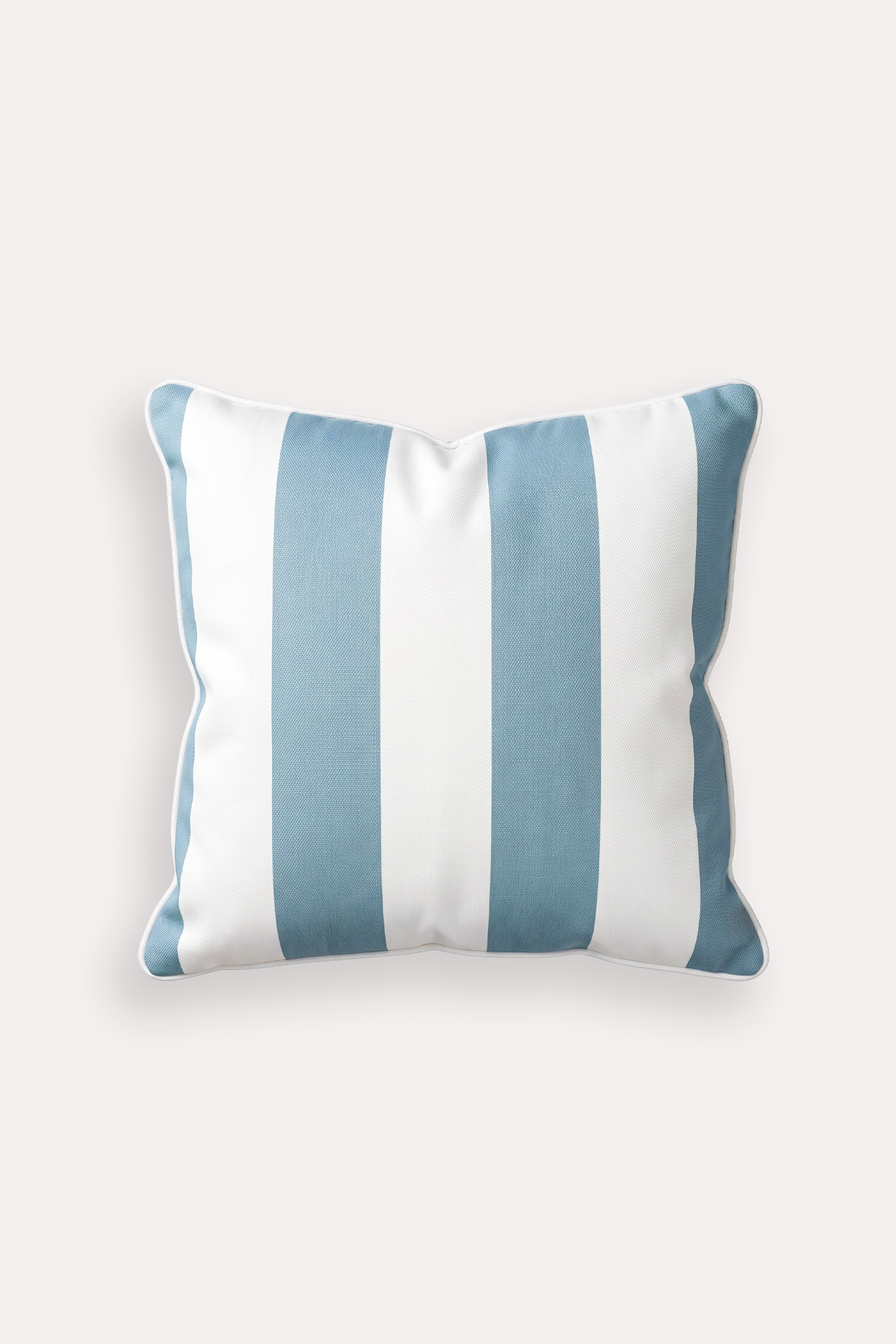 MARINE STRIPE AQUA BEYAZ BİYELİ 45X45 KIRLENT KILIFI