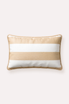 MARINE STRIPE BEJ BURGU BİYELİ KIRLENT KILIFI - 30 CM X 50 CM