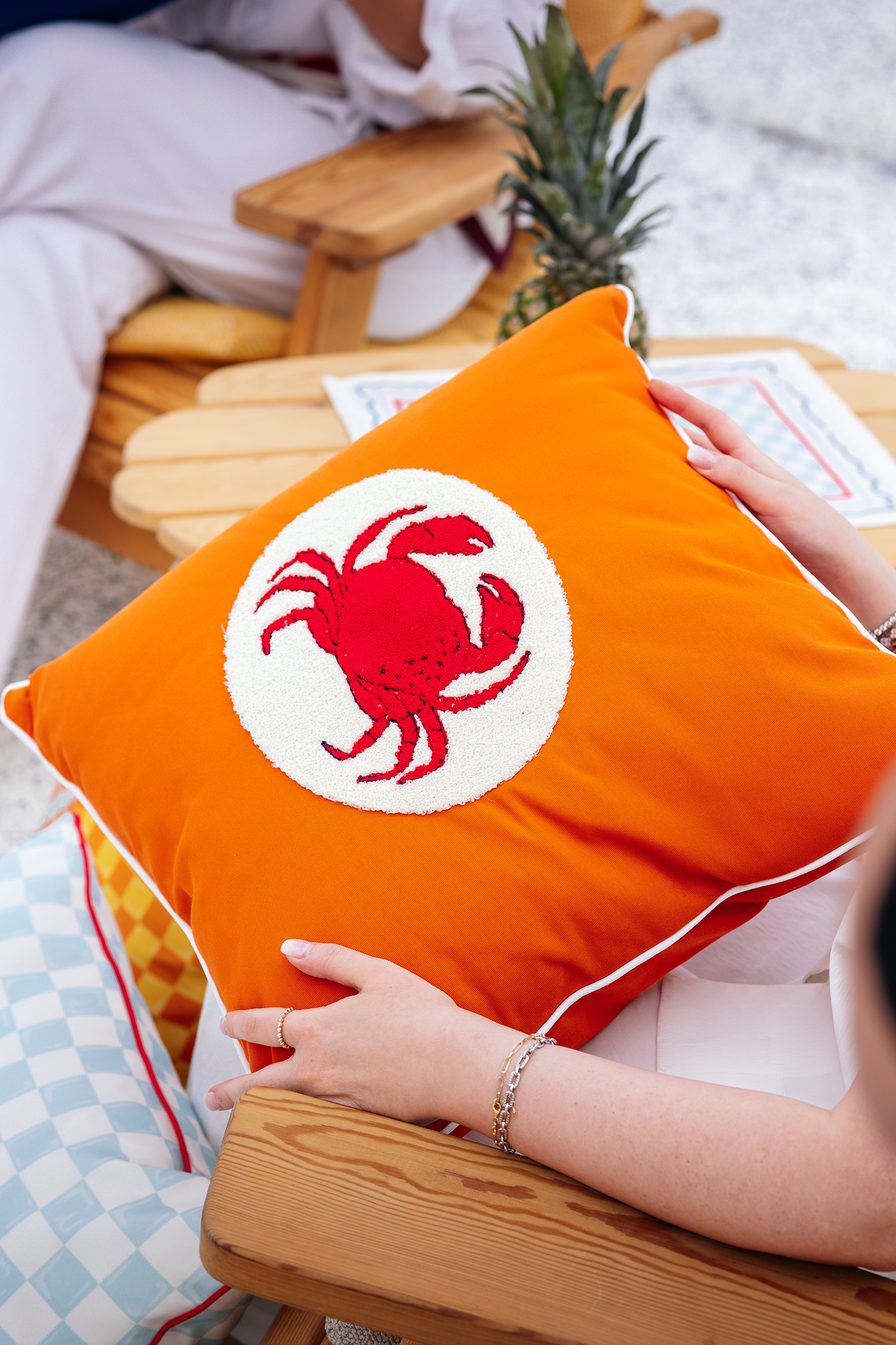 KING CRAB 50X50 NAKIŞLI KIRLENT KILIFI