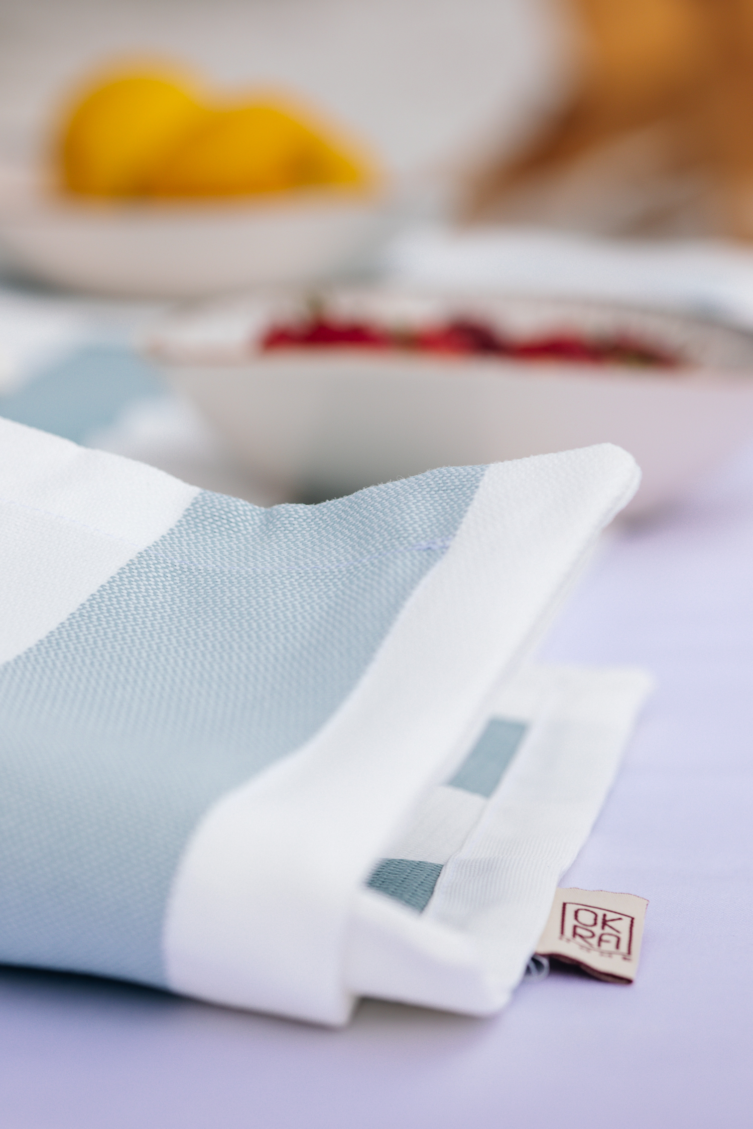 MARINE STRIPE AQUA 2'Lİ AMERİKAN SERVİSİ SETİ