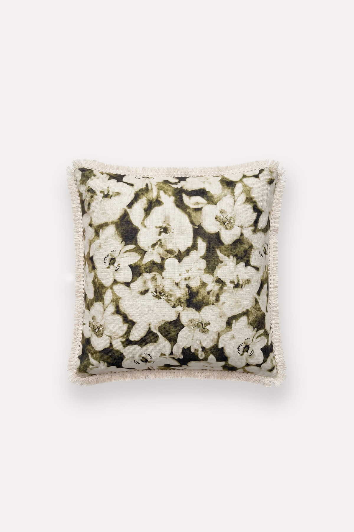 FLORAISON GARDEN GREEN %100 KETEN 50X50 KIRLENT KILIFI