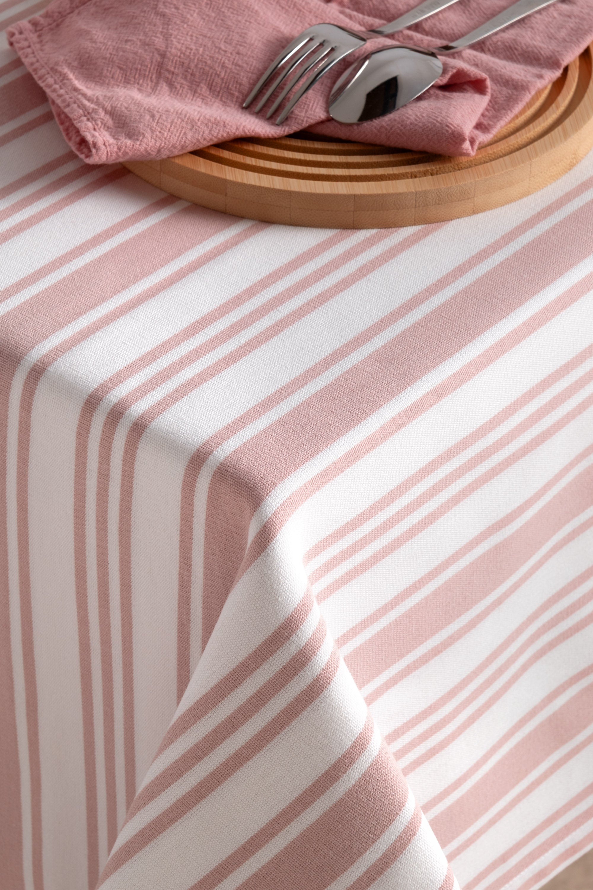 Pembe Dikdörtgen Masa Örtüsü