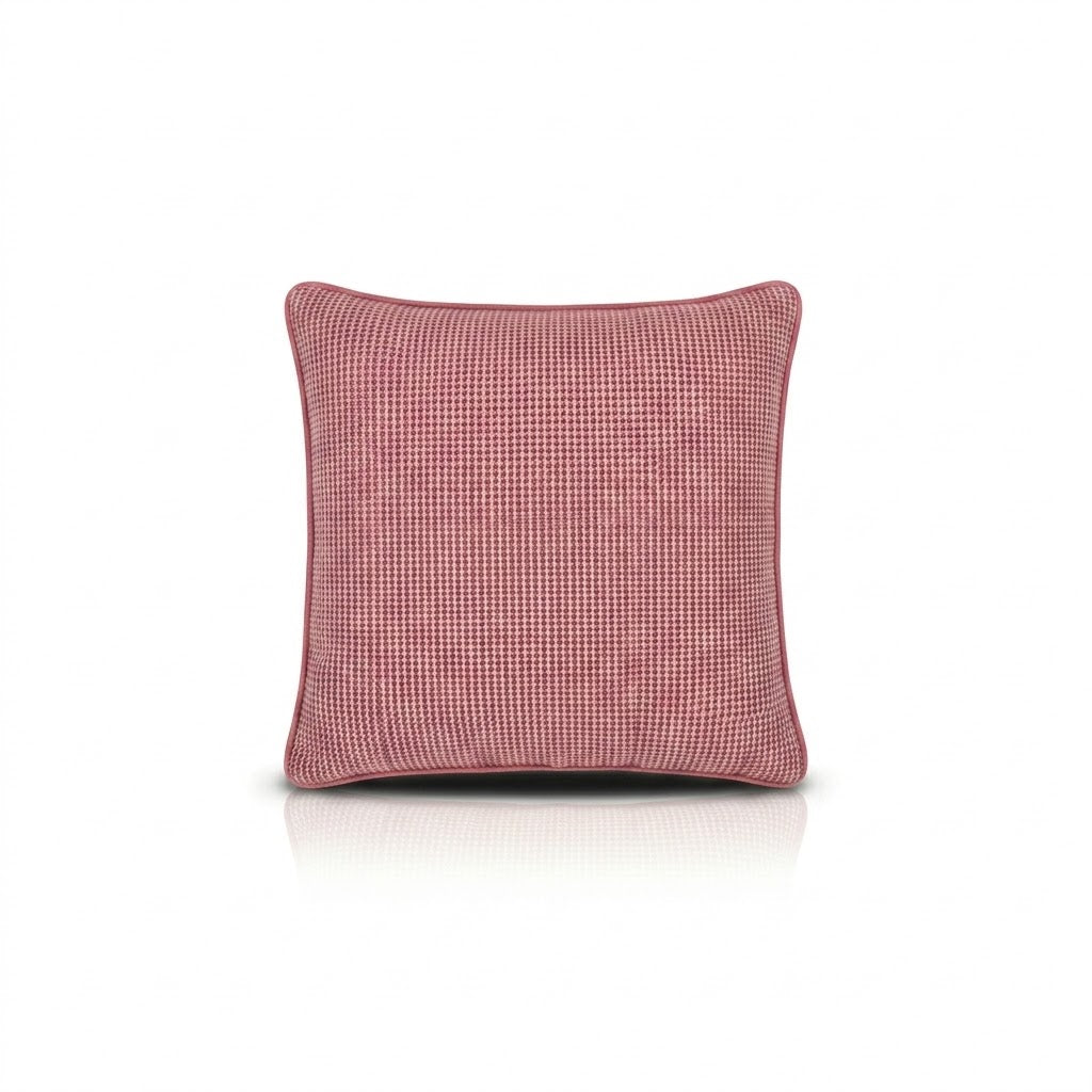 BİYELİ KIRLENT KILIFI PEMBE (50x50)