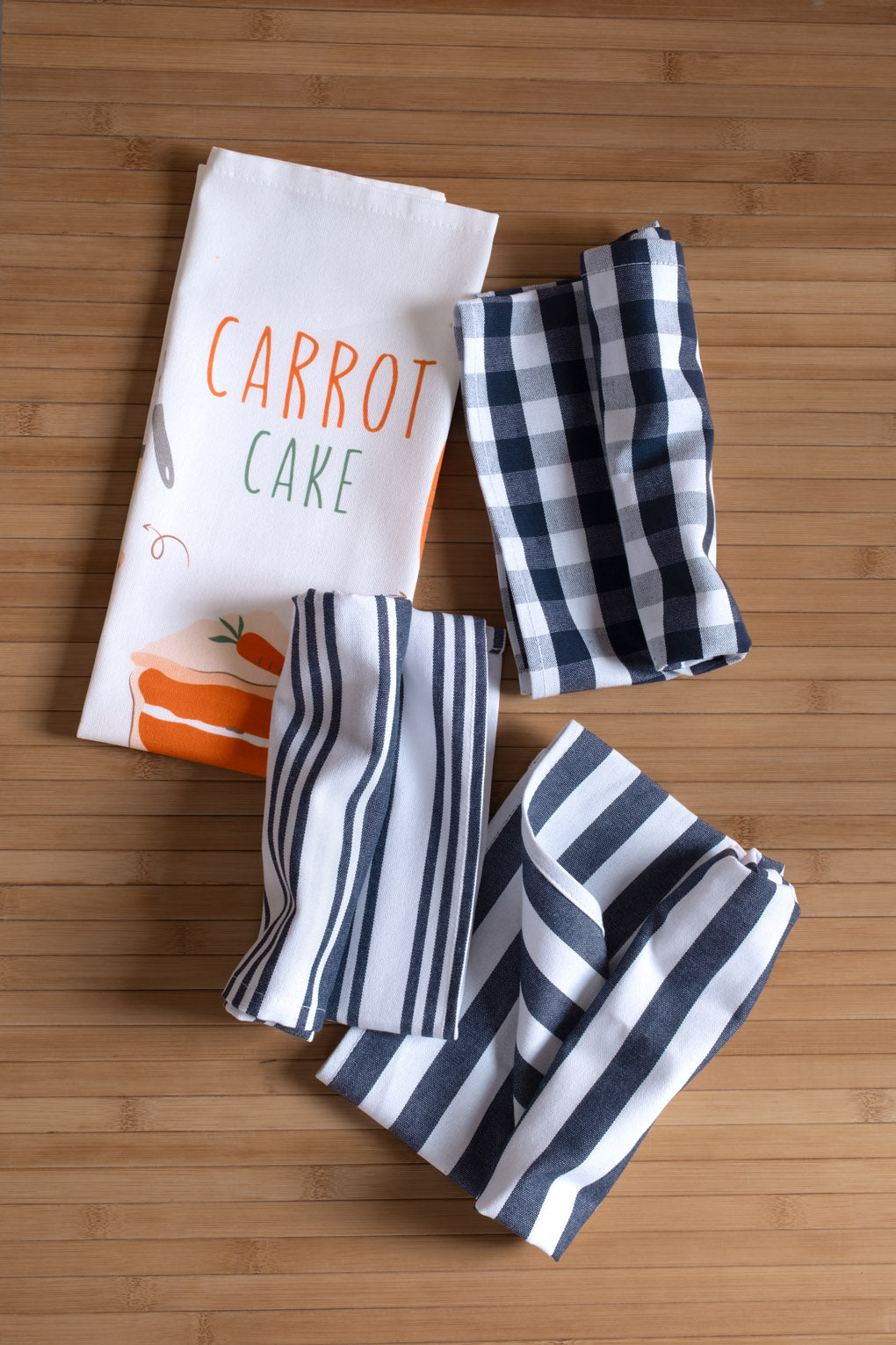 Carrot Cake 4'lü Mutfak Havlusu