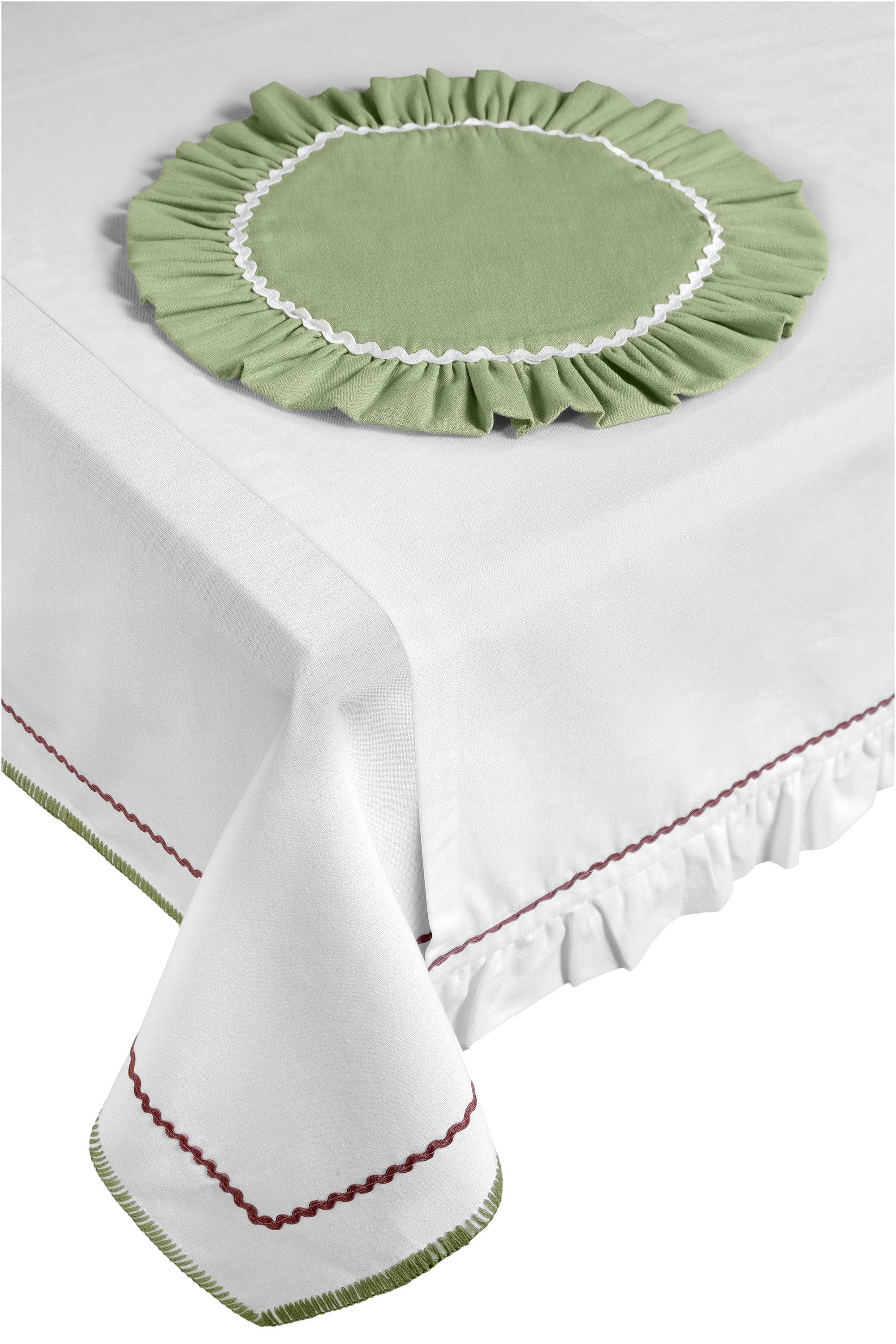 Beyaz & Adaçayı Sofra Seti