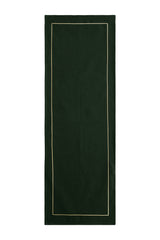 Keten Gold Çerçeve Nakışlı Runner (50×150 cm)
