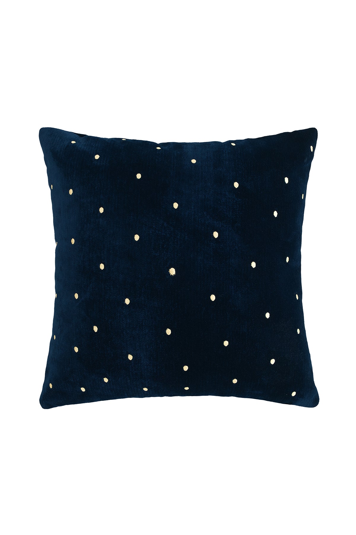 Nakışlı Dekoratif Lacivert Kırlent Kılıfı (45×45 cm)