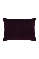 Baklava Desenli Bordo Kırlent Kılıfı (35×50 cm)