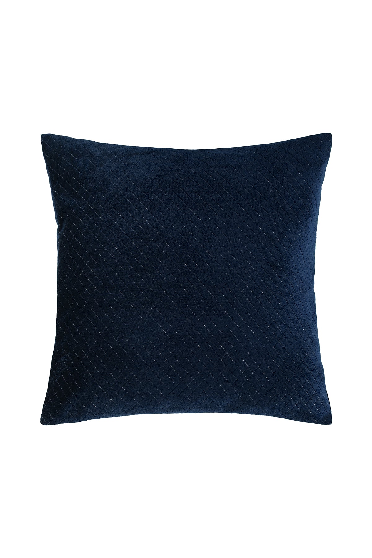 Baklava Desenli Lacivert Kırlent Kılıfı (50×50 cm)