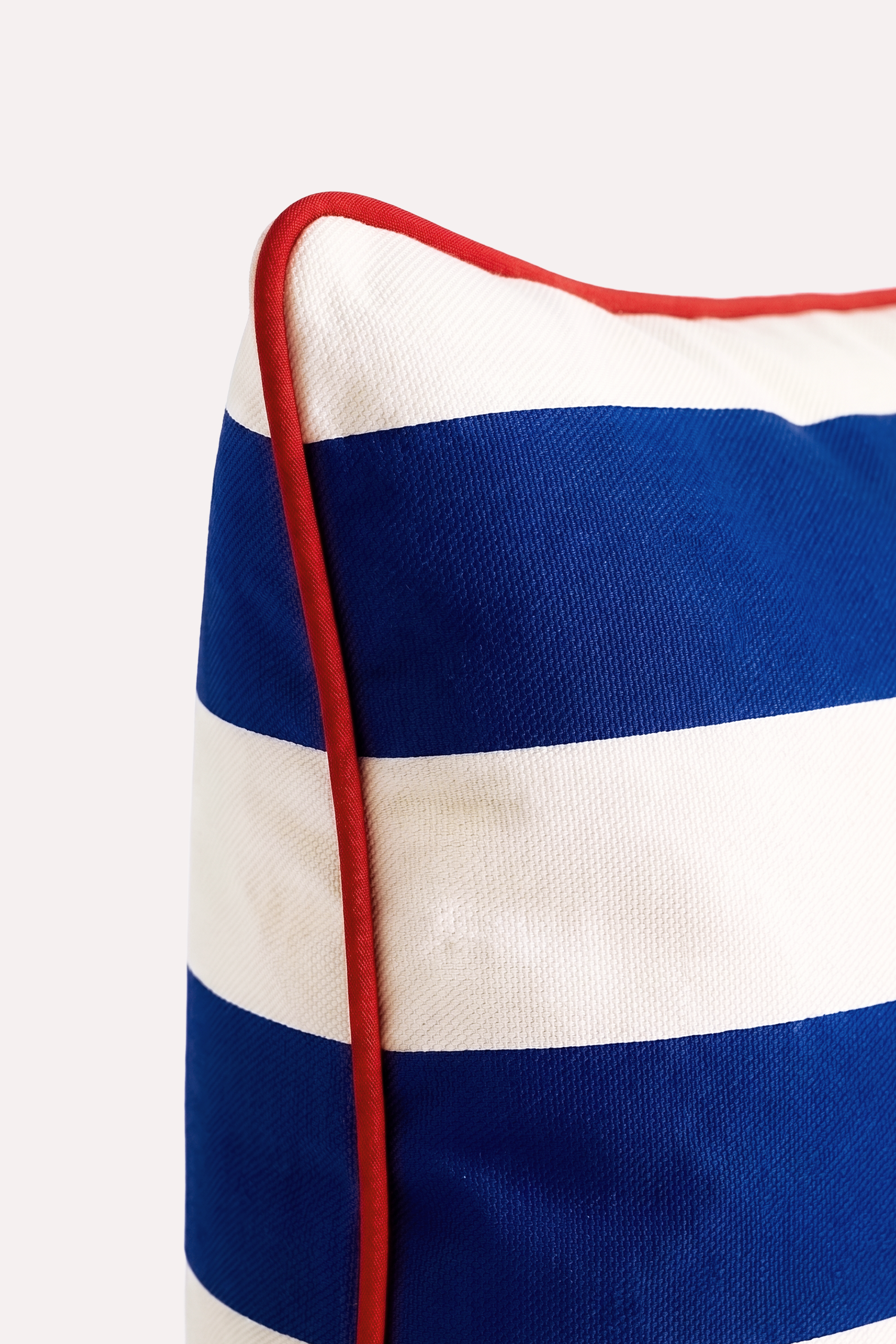 MARINE STRIPE LACİVERT KIRMIZI BİYELİ 30X50 KIRLENT KILIFI
