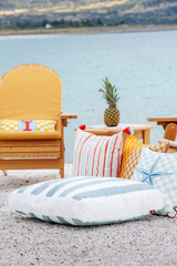 MARINE STRIPE AQUA YER MİNDERİ