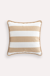 MARINE STRIPE BEJ BURGU BİYELİ KIRLENT KILIFI - 45 CM X 45CM