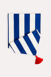 MARINE STRIPE LACİVERT KIRMIZI PÜSKÜLLÜ RUNNER