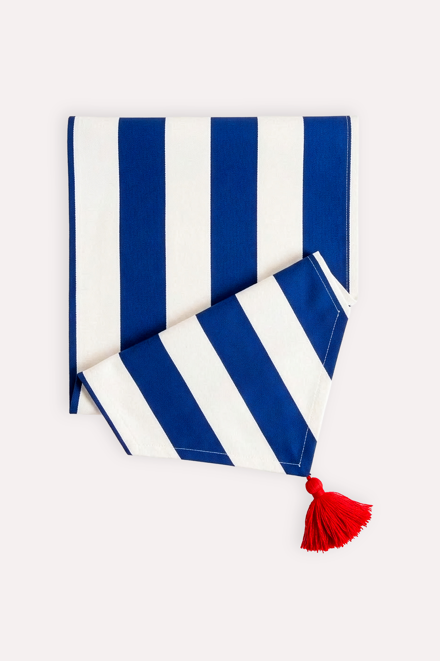 MARINE STRIPE LACİVERT KIRMIZI PÜSKÜLLÜ RUNNER