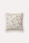 FLORAISON GARDEN BEIGE %100 50X50 KETEN KIRLENT KILIFI